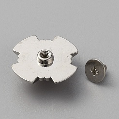 Rivetti a vite per monete in lega di zinco e resina&nbsp;FIND-WH0110-630P-02