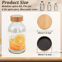 Deckel von Gewürzdosen&nbsp;WOOD-WH0027-88