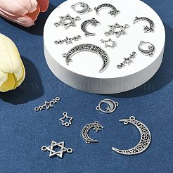 60 pz 6 stili pendenti in lega stile tibetano&nbsp;TIBE-FS0003-22