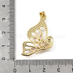 Ottone micro spianare pendenti zirconi&nbsp;KK-Q066-23G