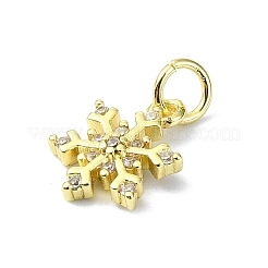 Messing micro pave klar zirkonia charme&nbsp;KK-H475-55G-02