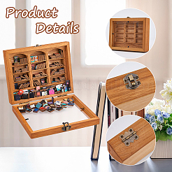 Holzbücherregal mit Acrylbüchern Minimodell&nbsp;DJEW-WH0015-148