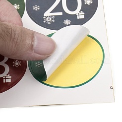 Weihnachten adventskalender sticker&nbsp;DIY-L050-A06