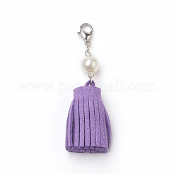 Ciondolo con nappa in finta pelle scamosciata&nbsp;HJEW-JM00332-M