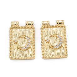 Pendentif en laiton avec zircone à micro-pavé&nbsp;ZIRC-P089-04G