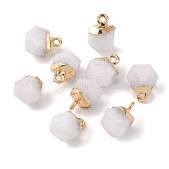 Natürliche weiße Jade Charms&nbsp;G-S359-015I