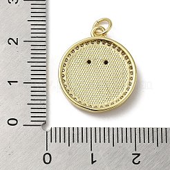 Ottone micro spianare pendenti zirconi&nbsp;KK-Q808-08G