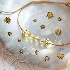320 pièces 8 styles capuchons de perles en alliage de style tibétain&nbsp;TIBE-GO0001-02