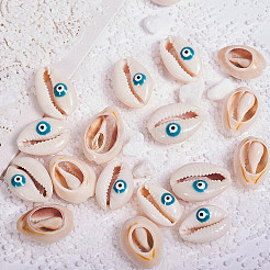 Perle di conchiglia di ciprea&nbsp;SHEL-PH0001-09
