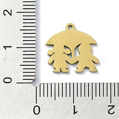 Breloques en acier inoxydable 304&nbsp;STAS-C097-32G