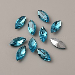 Glas Strass Cabochons&nbsp;RGLA-WH0001-08H