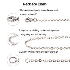 Collier en acier inoxydable 304 anti-ternissement&nbsp;STAS-J023-02P