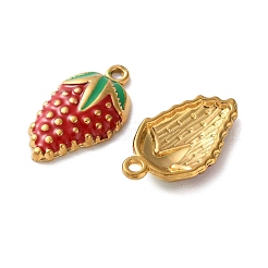 Pendentifs en acier inoxydable 304 émaillés&nbsp;STAS-B100-06G-10