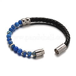 Lederband Kordel Armband & Armreif&nbsp;BJEW-E273-02M