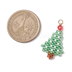 Anhänger aus Glasperlen mit Weihnachtsmotiven&nbsp;PALLOY-MZ00868-02