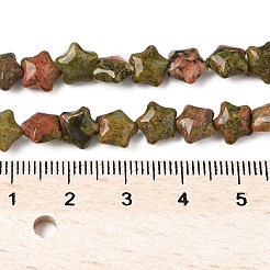 Natürliche Unakit-Sternperlenstränge&nbsp;G-Z080-A11