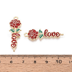Pendentifs d'émail en alliage&nbsp;ENAM-T024-24A-G