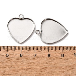 Cabochon pendenti in acciaio inossidabile 304&nbsp;STAS-D379-09C-P