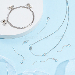 925 Sterling Silber Enden mit Kette&nbsp;FIND-GA00001