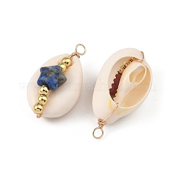 Anhänger aus natürlichen Muscheln und Edelsteinen&nbsp;PALLOY-JF05916-01