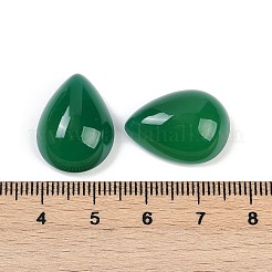Cabochons d'agate onyx vert naturel (teints et chauffés)&nbsp;G-H094-01A-04A