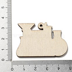 Pendentif en bois&nbsp;WOOD-H107-04-01