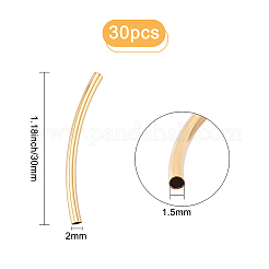 30 pezzo di perline in tubo di ottone&nbsp;KK-CN0001-56G