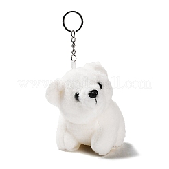 Decorazioni di ciondoli orso giocattolo di peluche di simulazione peluche di cotone pp del fumetto&nbsp;HJEW-K043-10