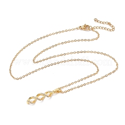 Collane con catena in acciaio inossidabile 304&nbsp;NJEW-D341-08G