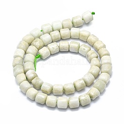 Hebras naturales de perlas de jade de myanmar&nbsp;G-F715-030