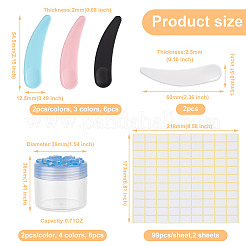 Bâtonnet de masque facial en plastique&nbsp;DIY-CW0001-28