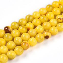 Chapelets de perles en jade persan naturel&nbsp;G-A255-A02-01I