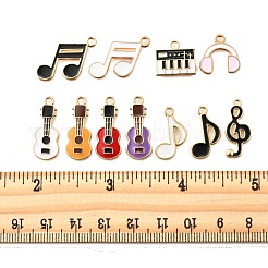 22pcs 11 styles de pendentifs en émail en alliage&nbsp;ENAM-FP0001-78