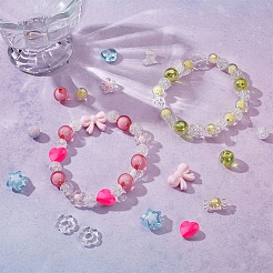 Kit de fabrication de bracelet extensible perlé mignon bricolage&nbsp;DIY-SC0020-60A