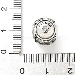 Messing klare europäische Zirkonia-Perlen&nbsp;LS-FIND-M049-01AS-05