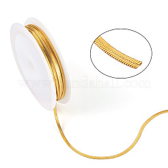 5 Yards plattierte Serpentinenkette aus Messing&nbsp;CHC-YS0001-01G
