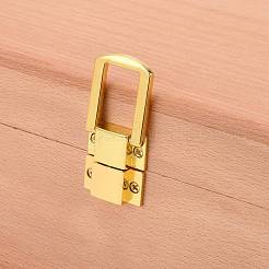 Boîte à bijoux en bois inachevé&nbsp;OBOX-WH0004-11