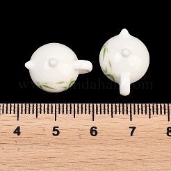 Handgemachte Porzellan Perlen gedruckt&nbsp;PORC-T136-03C-02