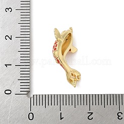Pendentifs d'émail en laiton &nbsp;KK-B148-12G-01
