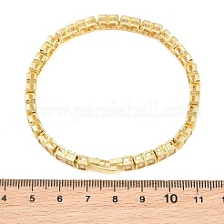 Bracciali da tennis in ottone con zirconi cubici trasparenti per donna&nbsp;KK-CBA68DA-12G