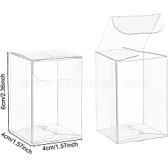 40 scatola rettangolare in plastica trasparente in PVC per imballaggio regalo&nbsp;CON-BC0002-21B