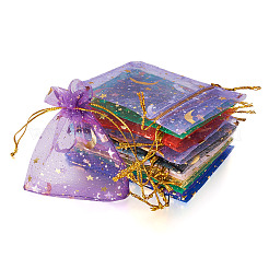 30 Sachets En Organza 13x18 Cm - Cordon De Serrage, Couleur Bleu Foncé, Pour Cadeaux, Mariage, Bonbons