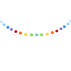 Guirnaldas de bolas de fieltro&nbsp;LS-AJEW-CJC0001-41B