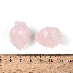 Natürliche Rosenquarz-Herzperlen&nbsp;G-T144-04A