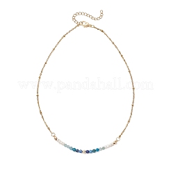 Halsketten aus 3.5 mm facettierten&nbsp;NJEW-JN05976-01