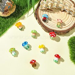 10pcs 10 Farben handgemachte Bunte Malerei-Perlen&nbsp;LAMP-CJ0002-81