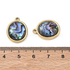 Natur Paua Muschel Anhänger&nbsp;SA-CBA11D7-10B-G