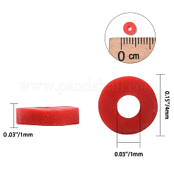 150g 15 Farben handgemachte Polymertonperlen&nbsp;CLAY-JP0001-14-4mm