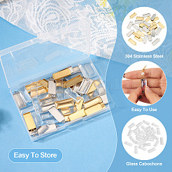 DIY-Sets zur Herstellung rechteckiger Cabochons&nbsp;DIY-TA0015-17