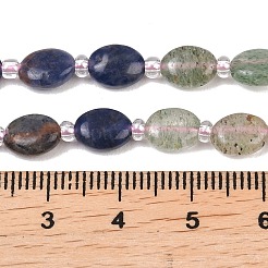 Colliers de perles en verre de quartz cerise&nbsp;G-Z135-A10